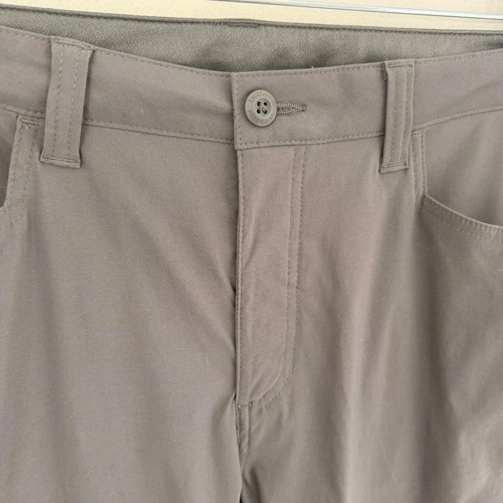 Eddie Bauer Hiking‎ Cargo Utility Pants (34x32) Gray Stretch Lightweight Flex